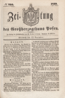 Zeitung des Großherzogthums Posen. 1839, № 266 (13 November)