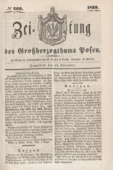 Zeitung des Großherzogthums Posen. 1839, № 269 (16 November)