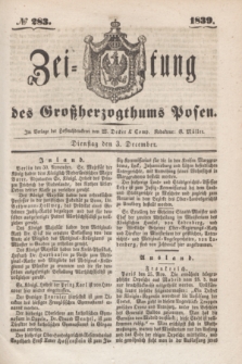 Zeitung des Großherzogthums Posen. 1839, № 283 (3 December)