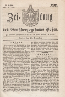 Zeitung des Großherzogthums Posen. 1839, № 298 (20 December)