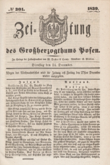 Zeitung des Großherzogthums Posen. 1839, № 301 (24 December)