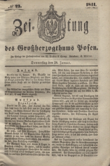 Zeitung des Großherzogthums Posen. 1841, № 23 (28 Januar)