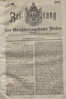 Zeitung des Großherzogthums Posen. 1841, № 33 (9 Februar)