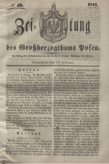 Zeitung des Großherzogthums Posen. 1841, № 43 (20 Februar)