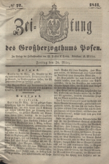 Zeitung des Großherzogthums Posen. 1841, № 72 (26 März)
