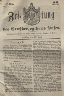 Zeitung des Großherzogthums Posen. 1841, № 148 (29 Juni)