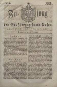 Zeitung des Großherzogthums Posen. 1842, № 4 (6 Januar)