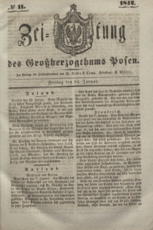 Zeitung des Großherzogthums Posen. 1842, № 11 (14 Januar)