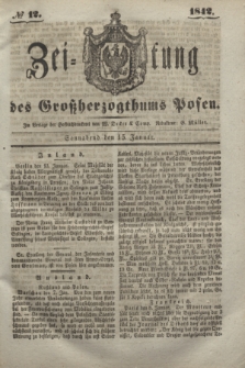 Zeitung des Großherzogthums Posen. 1842, № 12 (15 Januar)