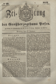 Zeitung des Großherzogthums Posen. 1842, № 13 (17 Januar)