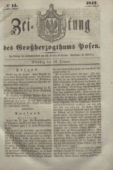 Zeitung des Großherzogthums Posen. 1842, № 14 (18 Januar)