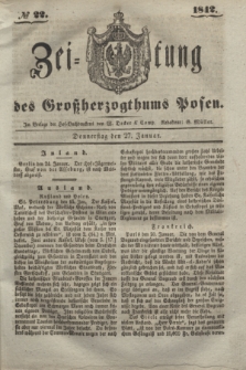 Zeitung des Großherzogthums Posen. 1842, № 22 (27 Januar)