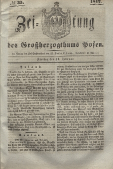 Zeitung des Großherzogthums Posen. 1842, № 35 (11 Februar)