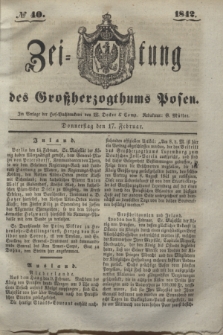 Zeitung des Großherzogthums Posen. 1842, № 40 (17 Februar)