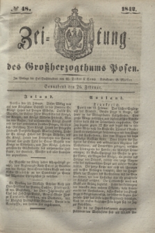 Zeitung des Großherzogthums Posen. 1842, № 48 (26 Februar)