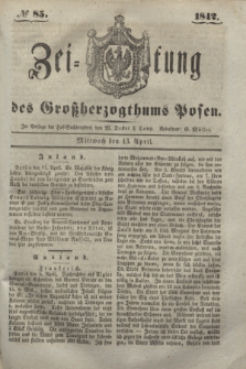 Zeitung des Großherzogthums Posen. 1842, № 85 (13 April)