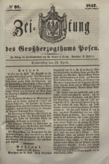 Zeitung des Großherzogthums Posen. 1842, № 97 (28 April)
