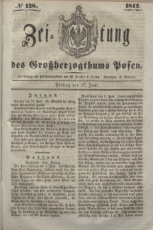 Zeitung des Großherzogthums Posen. 1842, № 138 (17 Juni)