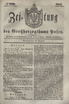 Zeitung des Großherzogthums Posen. 1842, № 200 (29 August)