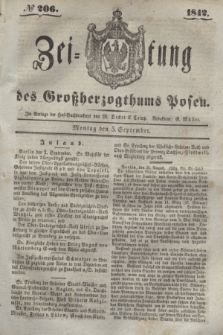 Zeitung des Großherzogthums Posen. 1842, № 206 (5 September)