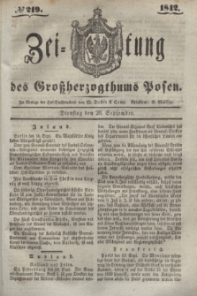 Zeitung des Großherzogthums Posen. 1842, № 219 (20 September)