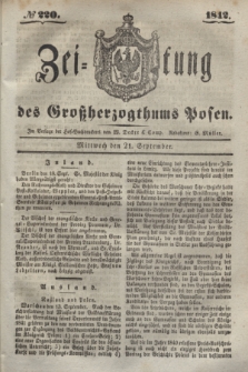 Zeitung des Großherzogthums Posen. 1842, № 220 (21 September)