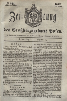 Zeitung des Großherzogthums Posen. 1842, № 221 (22 September)