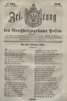 Zeitung des Großherzogthums Posen. 1842, № 241 (15 Oktober)