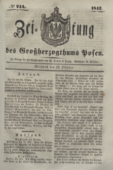 Zeitung des Großherzogthums Posen. 1842, № 244 (19 Oktober)