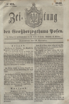 Zeitung des Großherzogthums Posen. 1842, № 271 (19 November)