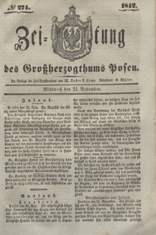 Zeitung des Großherzogthums Posen. 1842, № 274 (23 November)