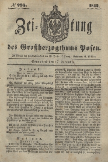 Zeitung des Großherzogthums Posen. 1842, № 295 (17 December)