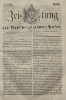 Zeitung des Großherzogthums Posen. 1843, № 205 (2 September)