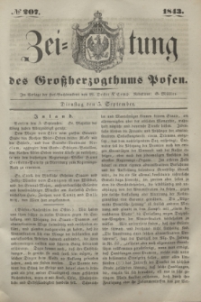 Zeitung des Großherzogthums Posen. 1843, № 207 (5 September)