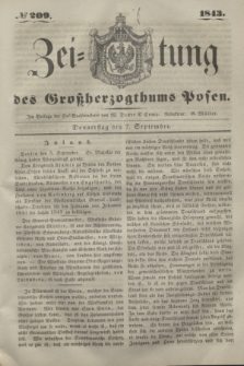 Zeitung des Großherzogthums Posen. 1843, № 209 (7 September)