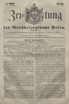 Zeitung des Großherzogthums Posen. 1843, № 229 (30 September)