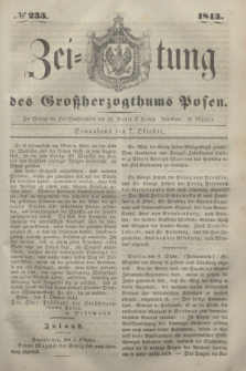 Zeitung des Großherzogthums Posen. 1843, № 235 (7 Oktober)