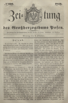 Zeitung des Großherzogthums Posen. 1843, № 236 (9 Oktober) + dod.