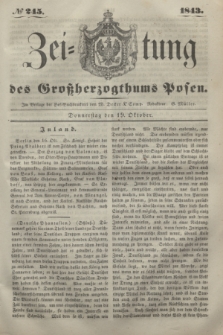 Zeitung des Großherzogthums Posen. 1843, № 245 (19 Oktober)
