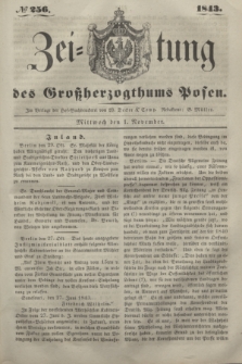 Zeitung des Großherzogthums Posen. 1843, № 256 (1 November)