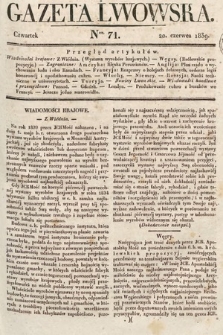 Gazeta Lwowska. 1839, nr 71