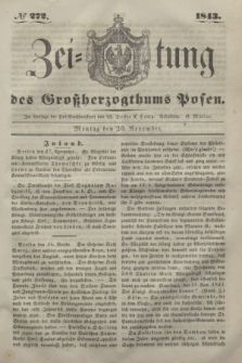 Zeitung des Großherzogthums Posen. 1843, № 272 (20 November)