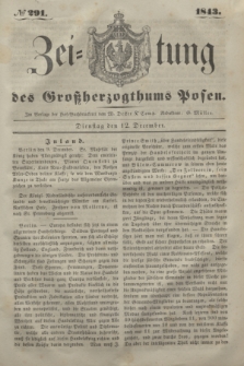 Zeitung des Großherzogthums Posen. 1843, № 291 (12 December)