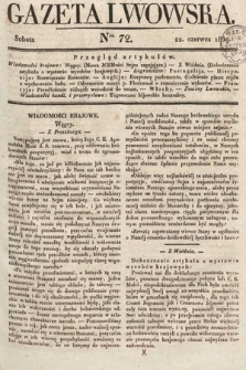 Gazeta Lwowska. 1839, nr 72
