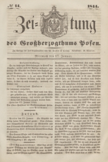 Zeitung des Großherzogthums Posen. 1844, № 14 (17 Januar)
