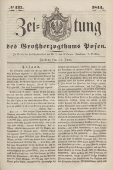 Zeitung des Großherzogthums Posen. 1844, № 137 (14 Juni)