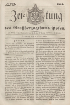 Zeitung des Großherzogthums Posen. 1844, № 207 (4 September)