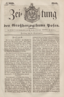 Zeitung des Großherzogthums Posen. 1844, № 209 (6 September)