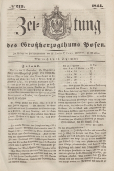 Zeitung des Großherzogthums Posen. 1844, № 213 (11 September)