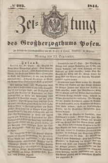 Zeitung des Großherzogthums Posen. 1844, № 223 (23 September)